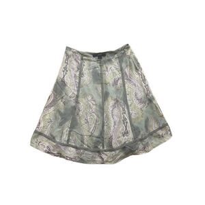 Y2K Express, silk sage, green floral fairy skirt